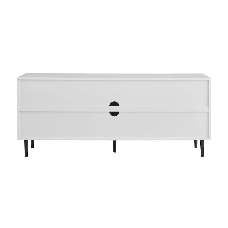 Meuble TV moderne effet livre ouvert de 58 pouces