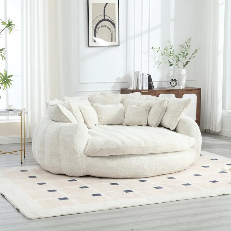 Comfortable Double Loaf Sofa Bed, Oversized Sofa Bed with Armrests