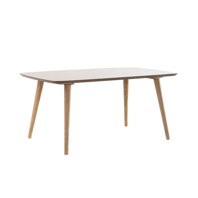 Table basse rectangulaire en bois style milieu du siècle — 39,50 po L x 23,70 po l x 18,25 po H