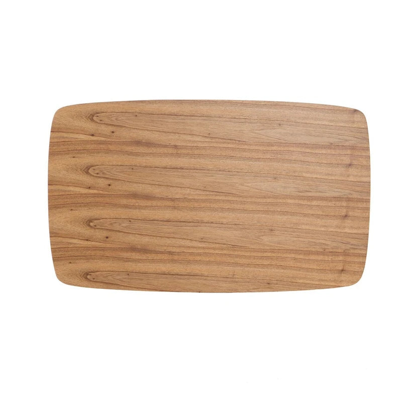 Table basse rectangulaire en bois style milieu du siècle — 39,50 po L x 23,70 po l x 18,25 po H
