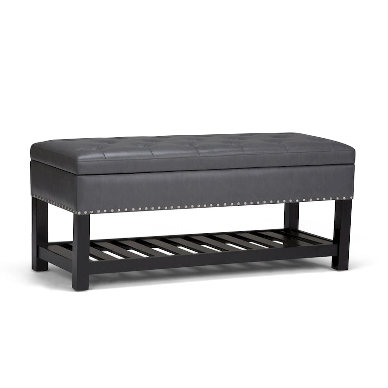 Banc ottoman rectangulaire de 43 po de large - 43 L x 17 P x 19 H