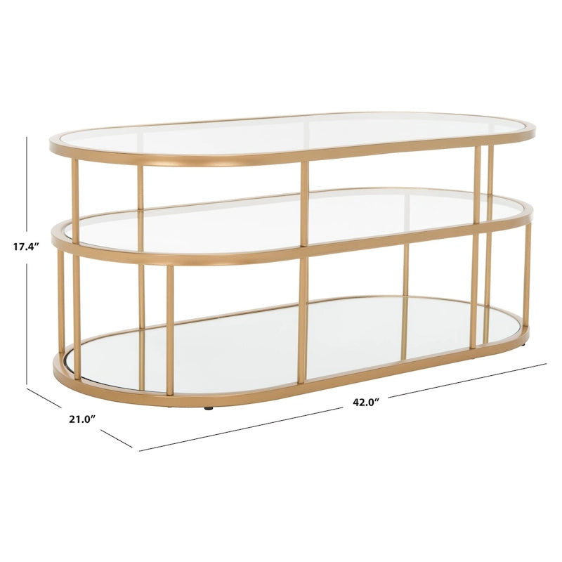 Table basse à 3 étagères