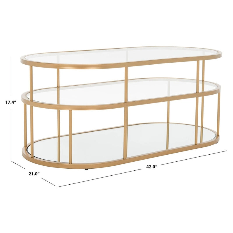 Table basse à 3 étagères
